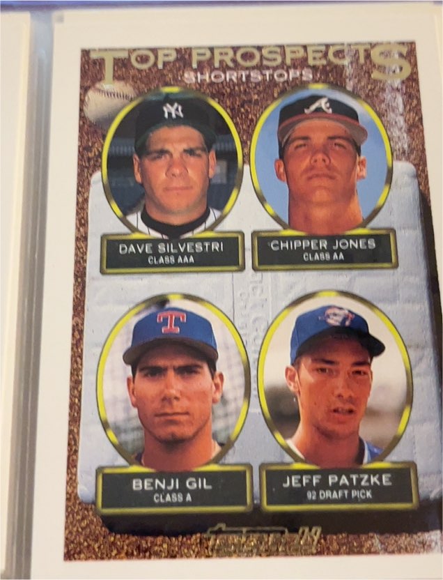 1993 Topps Top Prospects #529 Chipper Jones — front