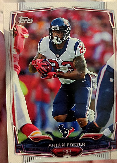2014 Topps #242 Arian Foster — front