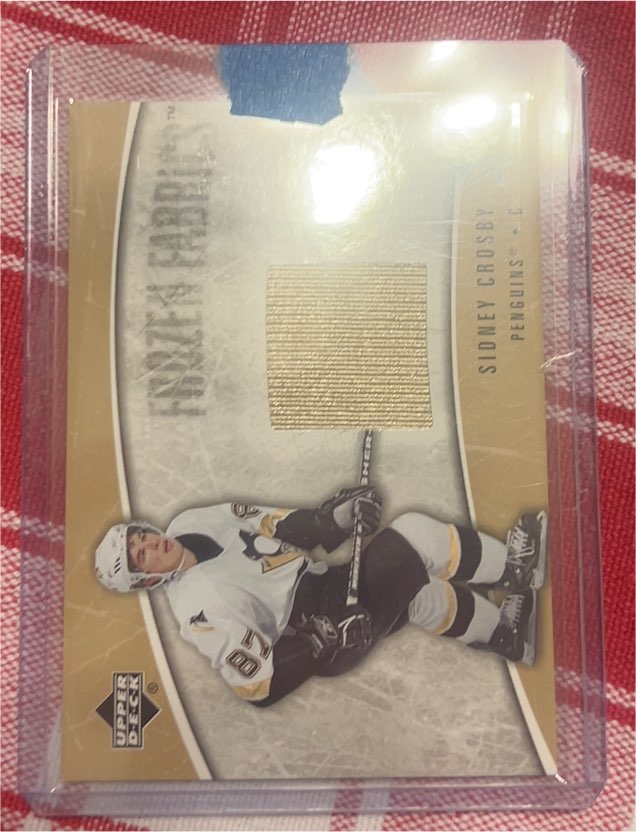 2007 Upper Deck Frozen Fabrics #FFSC Sidney Crosby — front