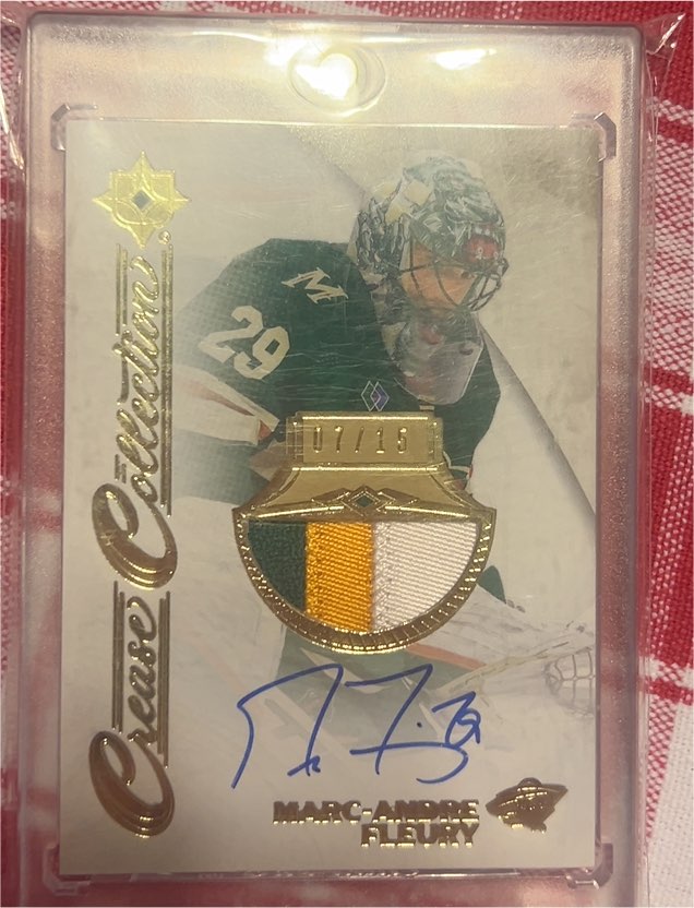 2007 Upper Deck The Cup Crease Collection #CC-MF Marc-Andre Fleury — front