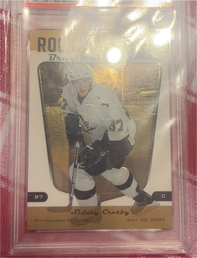 2005-06 Upper Deck MVP Rookie Breakthrough #RB1 Sidney Crosby — front