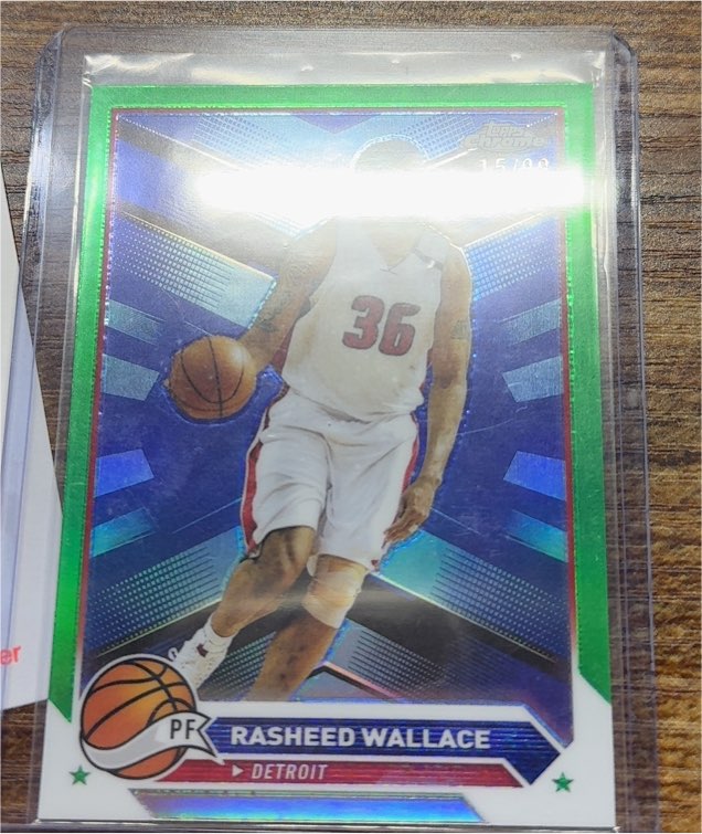 2023-24 Topps Chrome #19 Rasheed Wallace — front