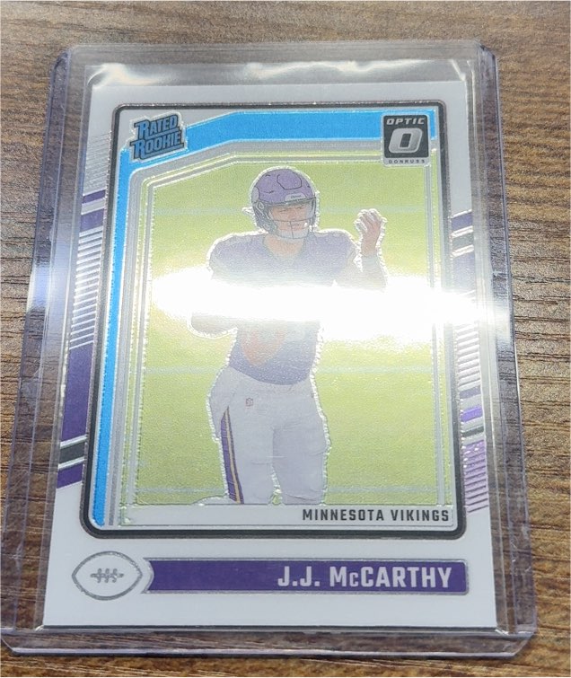 2024 Donruss Optic Rated Rookie J.J. McCarthy — front