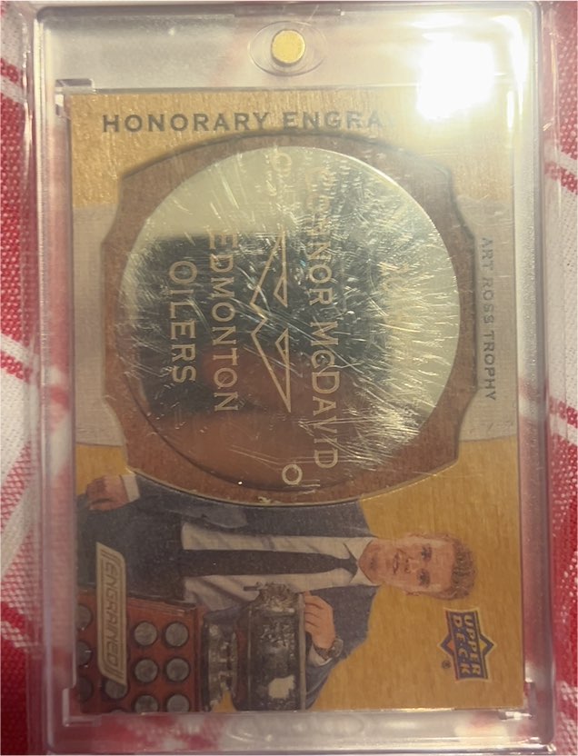 2023-24 Upper Deck Engrained Honorary Engravings #HE-NO83 Norman David — front
