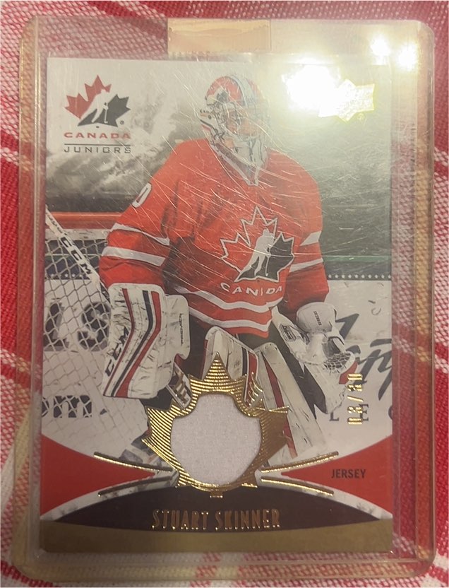 2016 Upper Deck Team Canada Juniors #131 Stuart Skinner — front