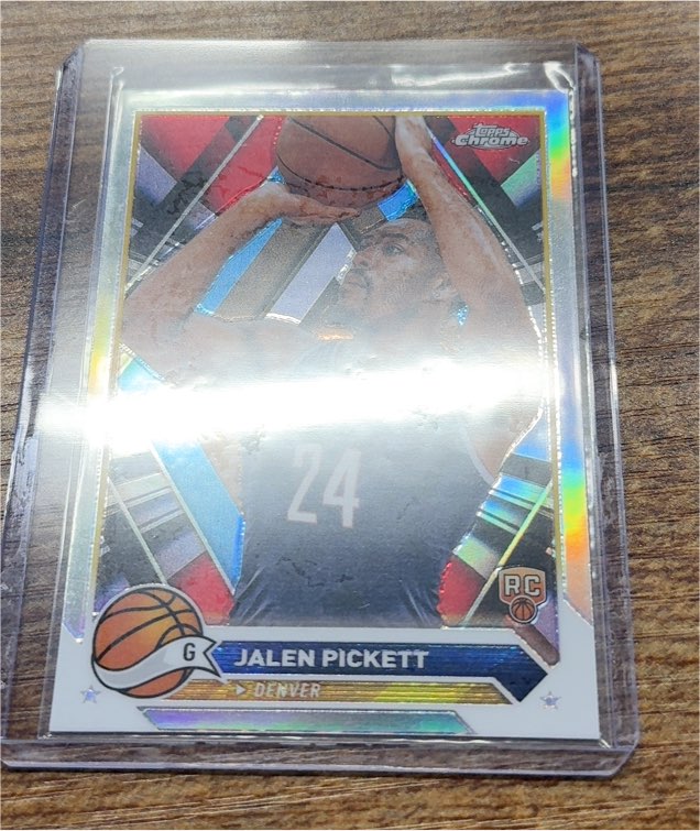 2023-24 Topps Chrome #165 Jalen Pickett — front