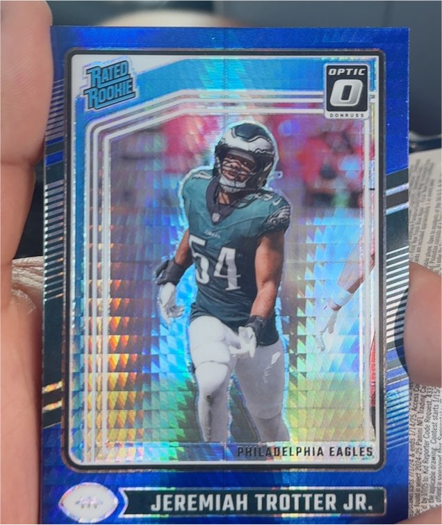 2024 Panini Donruss Optic #250 Jeremiah Trotter Jr. — front