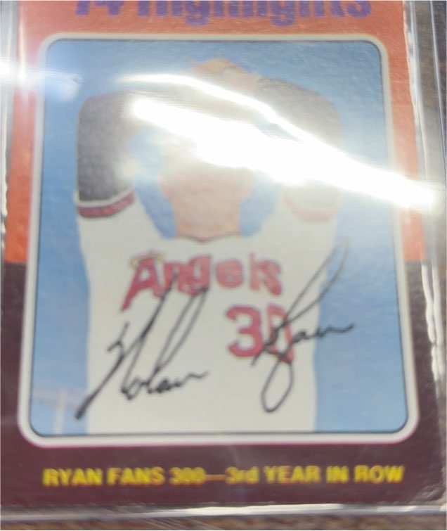 1975 Topps #5 Nolan Ryan '74 Highlights — front
