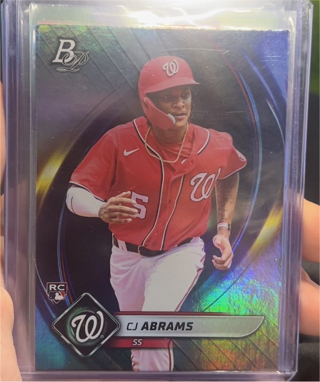 2022 Bowman Platinum #14 CJ Abrams — front