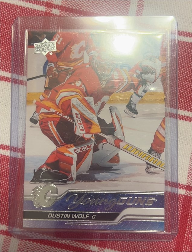 2023-24 Upper Deck Series 1 #210 Dustin Wolf — front