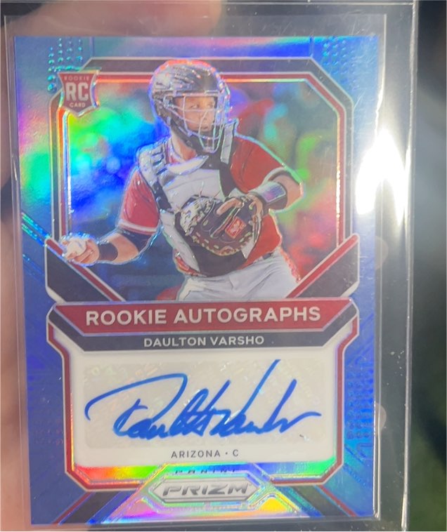 2021 Panini Prizm Rookie Autographs #RA-DV Daulton Varsho — front