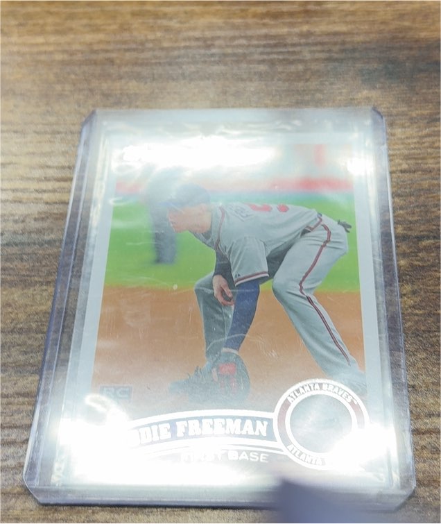 2011 Topps Update Platinum Diamond Anniversary Freddie Freeman #145 Rookie RC — front