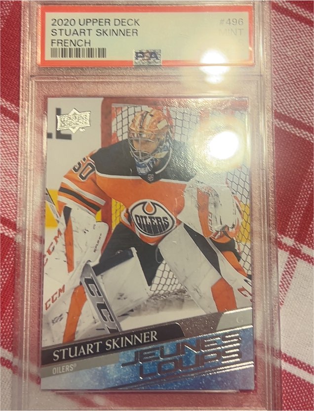 2020-21 Upper Deck Series 2 #496 Stuart Skinner — front