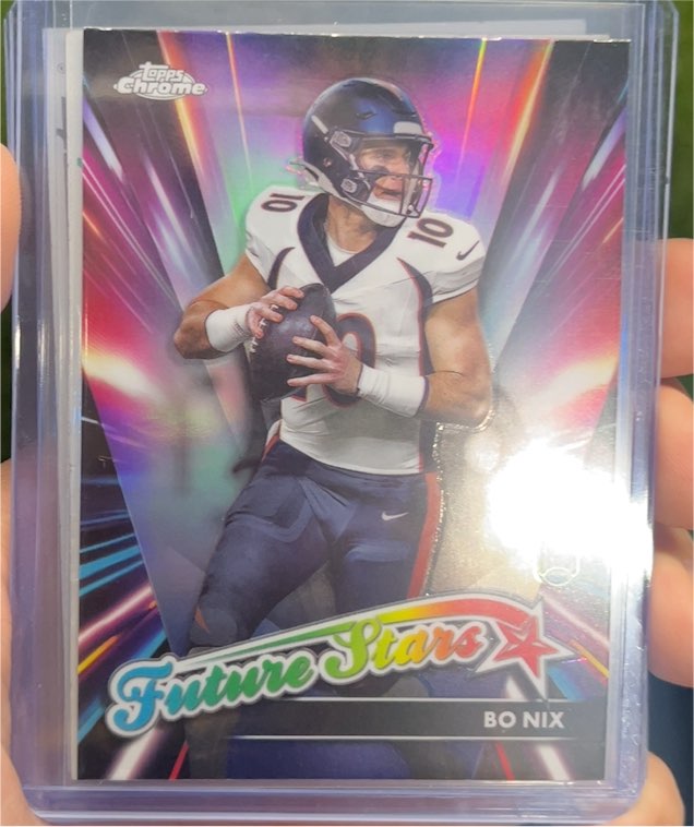 2024 Topps Chrome Future Stars #FS-4 Bo Nix — front