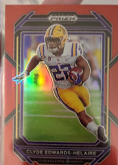 2023 Panini Prizm Draft Picks #18 Clyde Edwards-Helaire — front