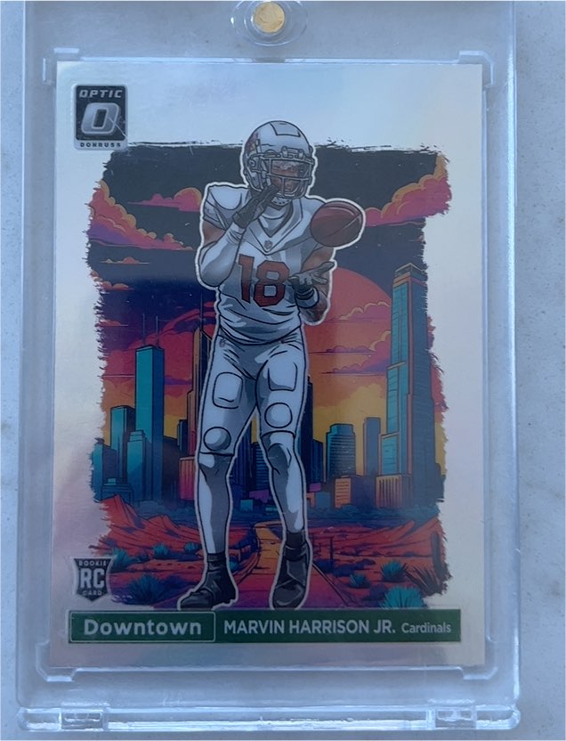 2024 Donruss Optic #12 Marvin Harrison Jr. Downtown Rookie — front