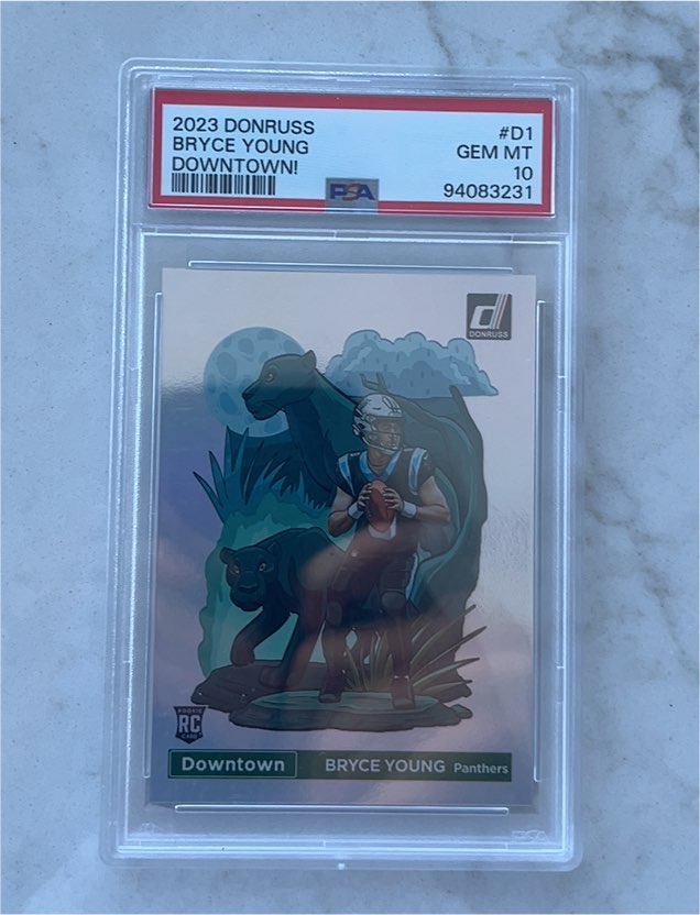2023 Donruss Downtown #D-1 Bryce Young — front