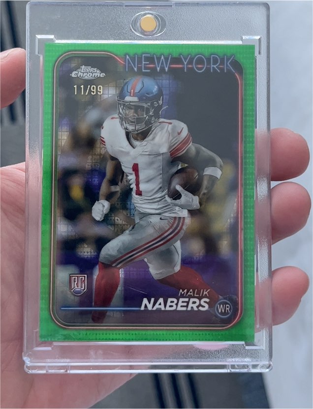 2024 Topps Chrome #205 Malik Nabers — front