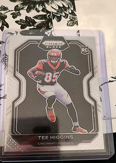 2020 Panini Chronicles Prizm Black #PB-10 Tee Higgins — front