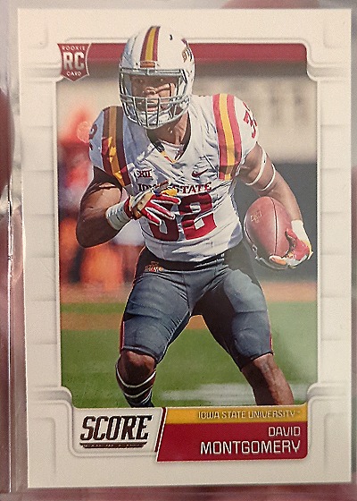 2019 Panini Score #339 David Montgomery — front