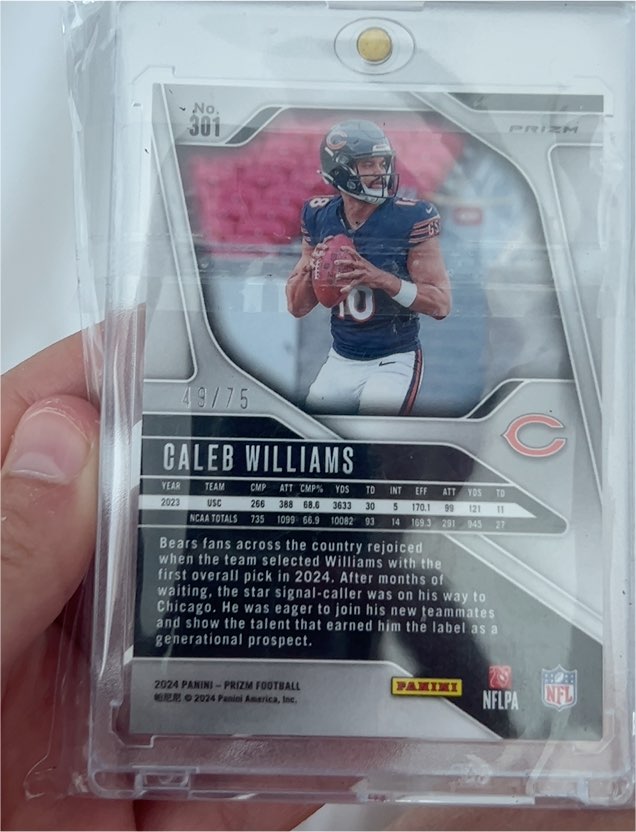 2024 Panini Prizm #301 Caleb Williams — front