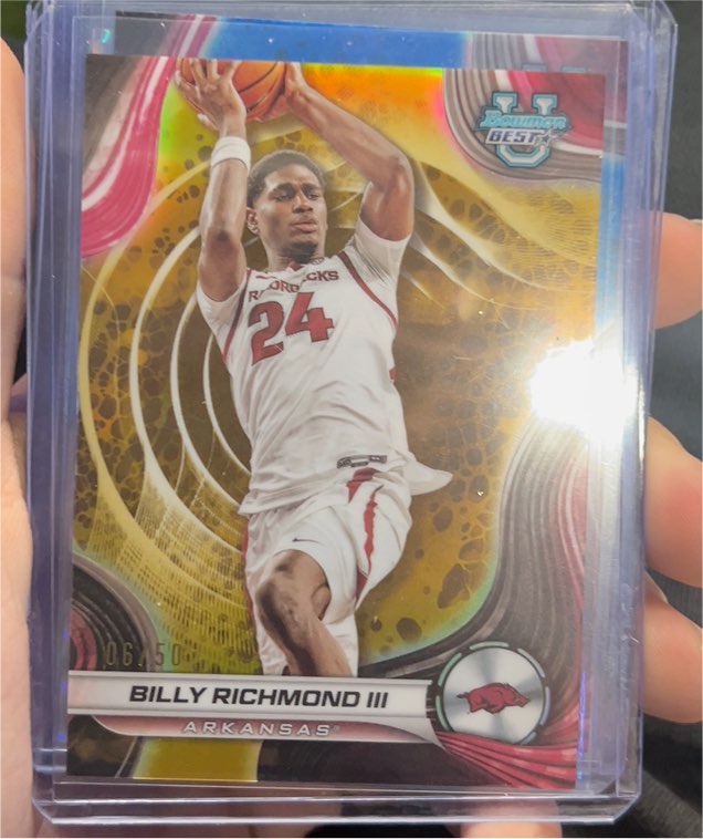 2024-25 Bowman Best University #11 Billy Richmond III — front