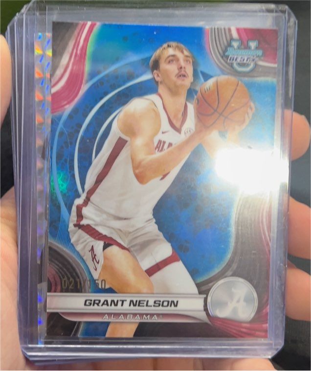 2024-25 Bowman Best University #25 Grant Nelson — front