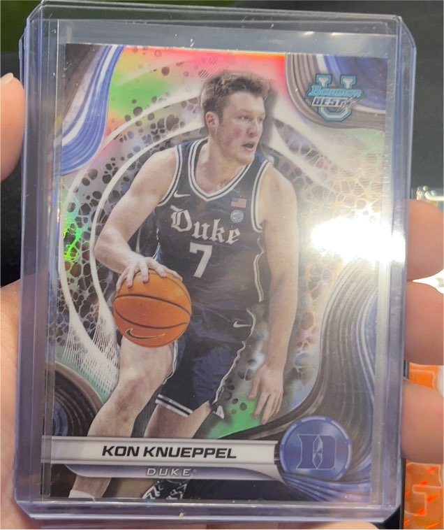 2024-25 Bowman Best University #7 Kon Knueppel — front