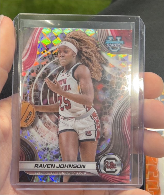 2024-25 Bowman Best University #61 Raven Johnson — front