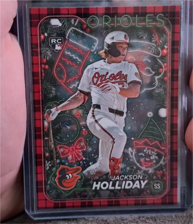 2024 Topps Holiday #H50 Jackson Holliday — front