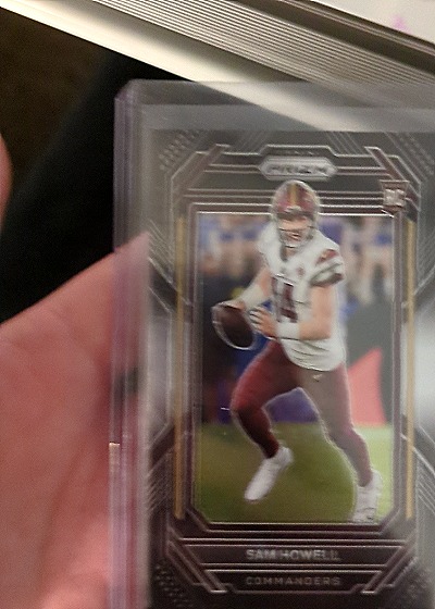 2022 Panini Chronicles - Prizm Black Silver #PB-10 Sam Howell — front