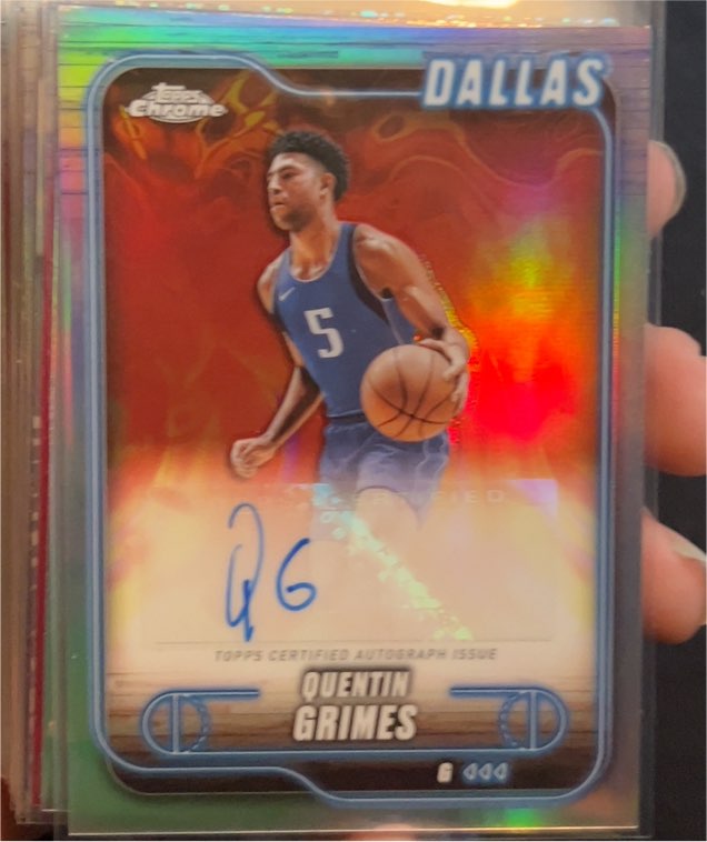 2024-25 Topps Chrome #? Quentin Grimes — front