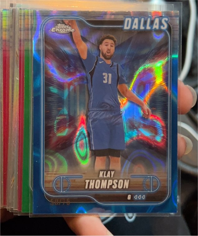 2024-25 Topps Chrome Basketball #178 Klay Thompson — front