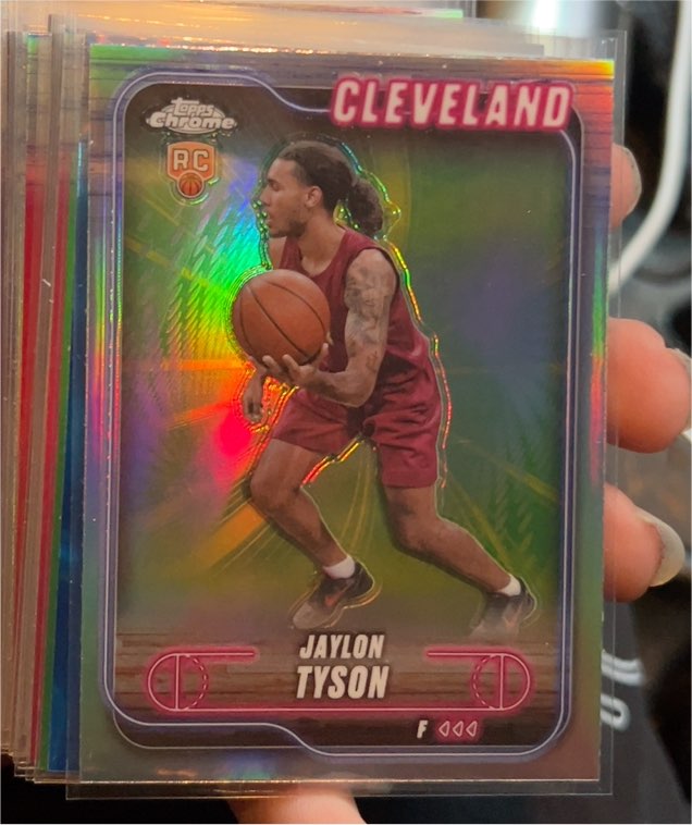 2024-25 Topps Chrome Jaylon Tyson — front