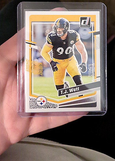 2023 Donruss #166 T.J. Watt — front