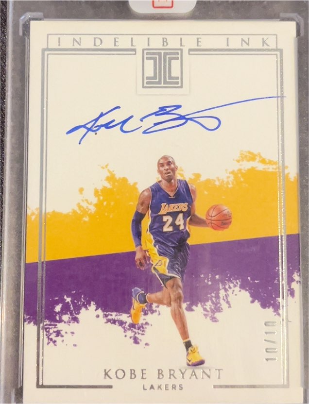 2019-20 Panini Impeccable Indelible Ink #II-LKB Kobe Bryant — front