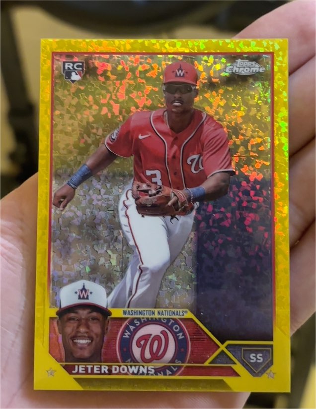 2023 Topps Chrome #56 Jeter Downs — front