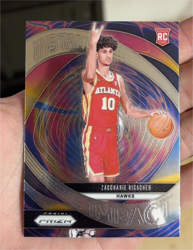 2024-25 Panini Prizm #21 Zaccharie Risacher — front