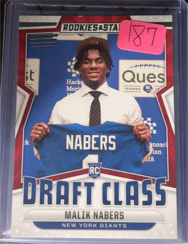 2024 Panini Rookies & Stars Draft Class #DC-MNS Malik Nabers — front
