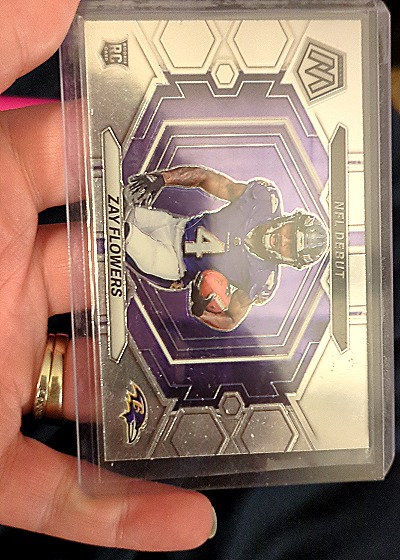 2023 Panini Mosaic NFL Debut #ND-18 Zay Flowers — front