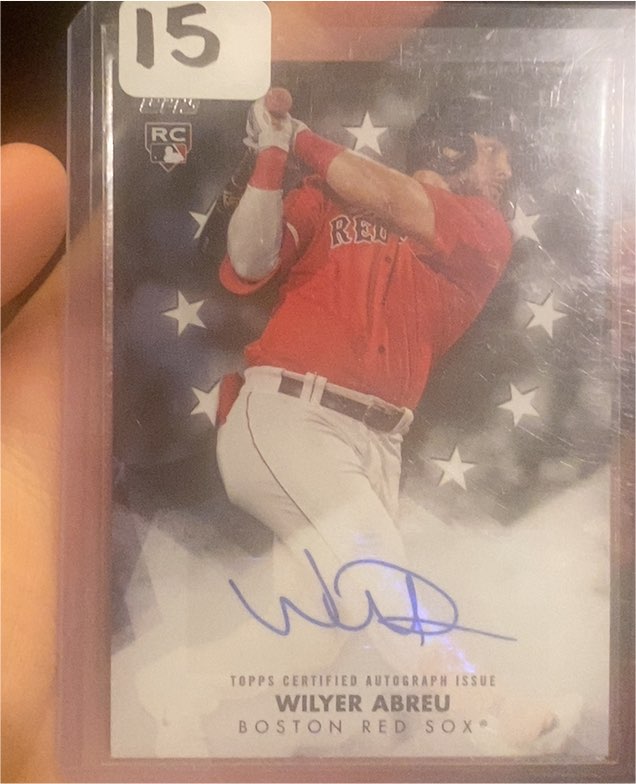 2024 Topps Baseball Stars Autographs #BSA-WA Wilyer Abreu — front