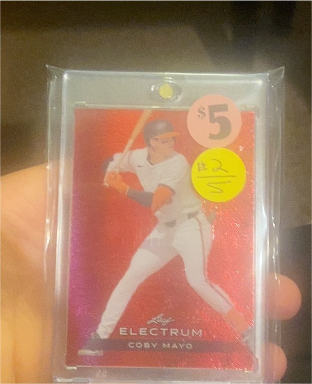2024 Leaf Electrum Coby Mayo — front
