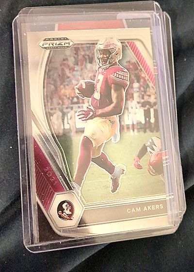 2021 Panini Prizm Draft Picks #77 Cam Akers — front