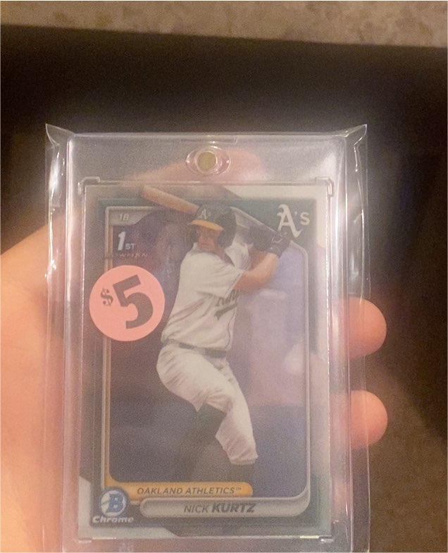 2024 Bowman Draft #BDC-56 Nick Kurtz Chrome — front