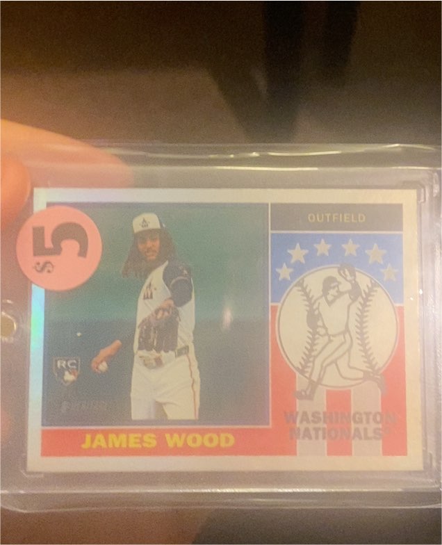 2025 Topps Heritage 1976 Player Icons #76PI-16 James Wood — front