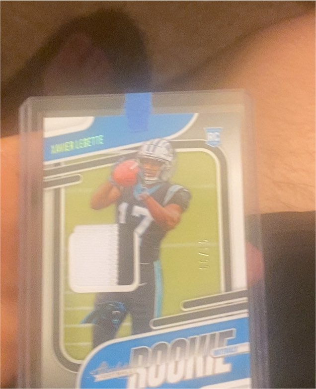 2024 Panini Absolute #ARM-XLE Xavier Legette Absolute Rookie Materials — front
