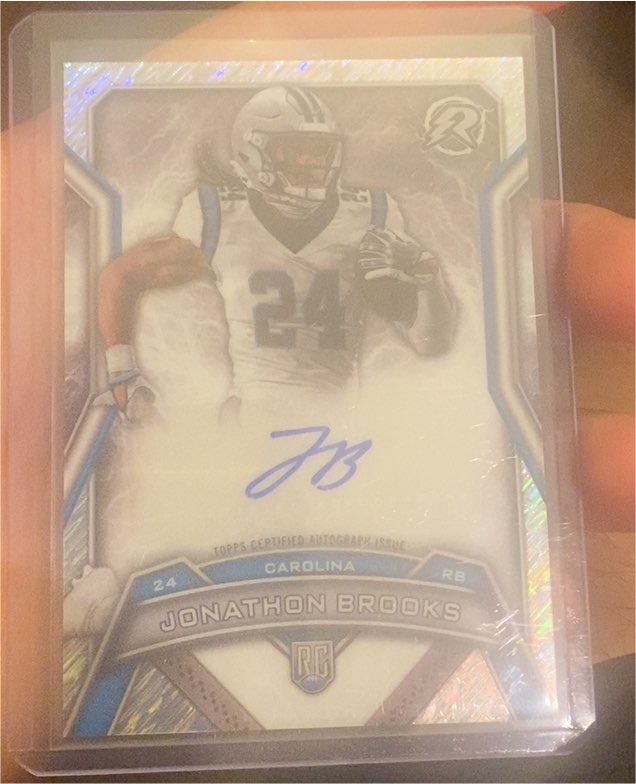 2024 Topps Resurgence Rookie Signatures Jonathon Brooks RC — front