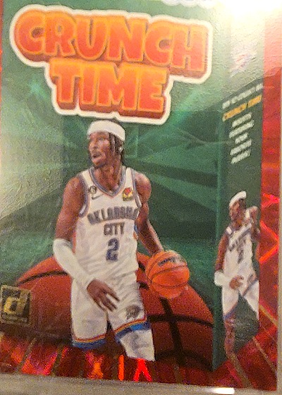 2023-24 Donruss Crunch Time #13 Shai Gilgeous-Alexander — front