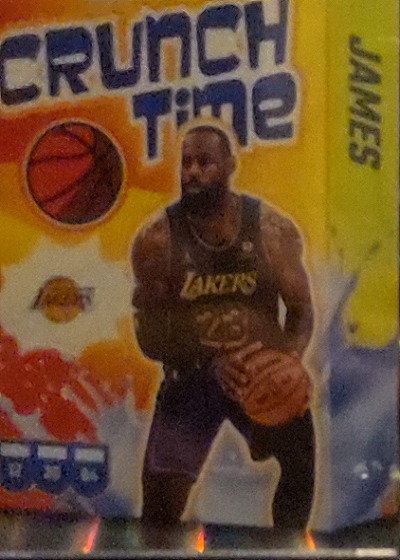 2024-25 Donruss Crunch Time LeBron James — front