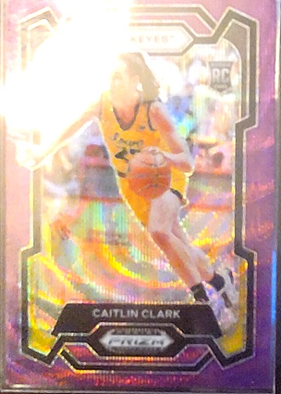 2023-24 Panini Prizm Draft Picks #23 Caitlin Clark — front